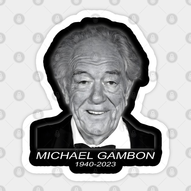 Sir Michael Gambon Sticker by KIJANGKIJANGAN